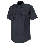 HORACE SMALL 100% COTTON BUTTON FRONT SHIRT - DARK NAVY